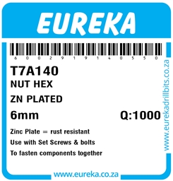 T7A140 - Hex Nut -T7A140_Label_T